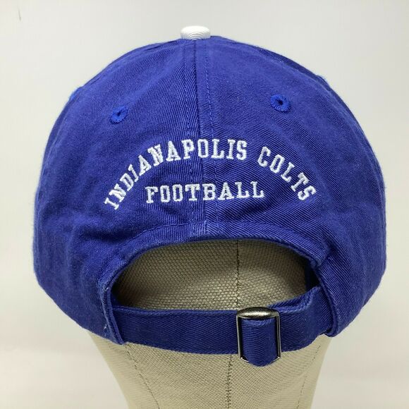 NFL Indianapolis Colts Baseball Hat White Horseshoe Slideback Adjustable OSFA - Picture 6 of 11